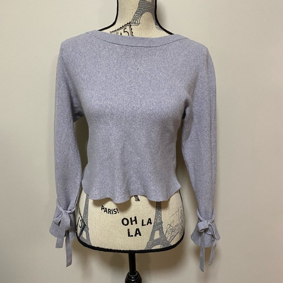 Wilfred wool sweater with tie up sleeves - Picture 3 of 3